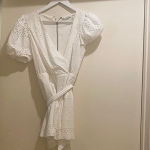 White Eyelet Romper